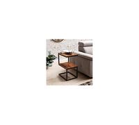 Table d'appoint 30x45x60 cm en bois de sheesham massif foncé - SINKI