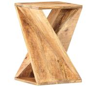 Table d'appoint 35x35x55 cm en bois massif de manguier