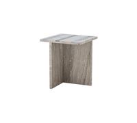 Table d'appoint 36x40 cm en marbre marron Clea