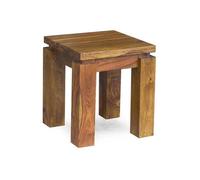 Table d'appoint 40x40cm - Bois massif palissandre laqué - METRO LIFE 166
