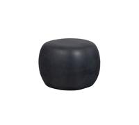 Table d'appoint Ø50 cm aspect béton anthracite PEBBLE