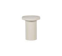 Table d'appoint 51x40 cm MDF brillant sable VELUNA