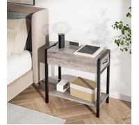 Table d'appoint 60X30x60cm Gris industriel