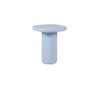 Table d'appoint 61x50 cm MDF bleu clair brillant Zava