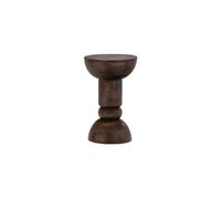 Table d'appoint 62x40x40 bois de manguier marron foncé Emel