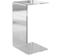 Table D'appoint Acrylique Nordique Clear en C Table D'extrémité Légère Luxury Luxury Minimaliste Rectangle Table De Collation d'angle pour Le Salon Petits Espaces(Size:30 * 30 * 65cm,Color:E)