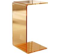 Table D'appoint Acrylique Nordique Clear en C Table D'extrémité Légère Luxury Luxury Minimaliste Rectangle Table De Collation d'angle pour Le Salon Petits Espaces(Size:30 * 30 * 55cm,Color:C)