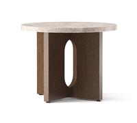 Table d'appoint Androgyne marbre Ø50cm WxH 35.5x39.5cm