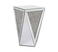 Table d'appoint argentée 51 cm LUXEY