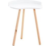 Table à manger Clp Trading Table d'appoint au style scandinave Jannis en Bois , Blanc