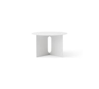 Audo Copenhagen Table d'appoint Androgyne Ø63 cm Ivory
