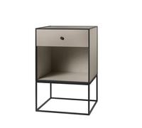 Table D'appoint Audo Frame 49 avec 1 Tiroir Sable