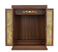 Table d'appoint, autel Bouddhiste Domestique avec Porte, Meuble de culte Minimaliste Moderne dédié à Avalokiteshvara, Dieu de la Richesse, for la Maison. Tables à encens for la Maison.