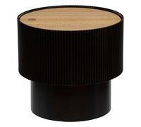 Table d'Appoint Avec Coffre "Enola" 38cm Noir
