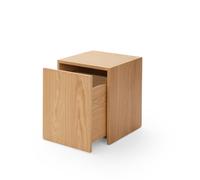 Table d'appoint avec tiroir Mass LxWxH 40x40x47cm