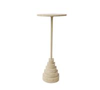Table d'appoint Solum travertin h 78cm HxØ 78x32cm