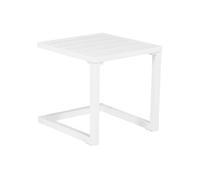 Happy Garden Table d'appoint Barbados en aluminium blanc