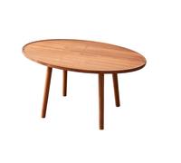 Table d'appoint basse, petite table basse ovale, petite table qui peut être utilisée comme table de chevet, table basse et petit bureau, table centrale d'angle (petite taille)