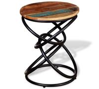 Table D'appoint Bois De Récupération Massif