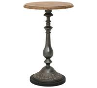 Table d'Appoint Bois de Sapin Massif Marron Table Auxiliaire Console vidaXL