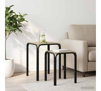 vidaXL Table d'appoint Sonoma Gris 41 x 40 x 50 cm Bois d'ingénierie