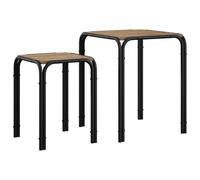 Table d'appoint Bois d'ingénierie Moderne salon chambre meuble petite vidaXL vid