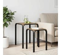vidaXL Table d'appoint Sonoma Gris 41 x 40 x 50 cm Bois d'ingénierie