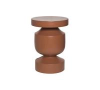 sweeek - Table d'appoint. Bout de canapé. Table de Chevet en métal Coloris Terracotta. Alma. Ø30.5 x H 43.5cm
