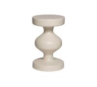 Alice's Home - Table d'appoint. Bout de canapé. Table de Chevet en métal. crème. Hawa Ø29.5 x H 48.5cm