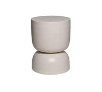 Alice's Home - Table d'appoint. Bout de canapé. Table de Chevet en métal. crème. Madi. Ø32 x H 42cm