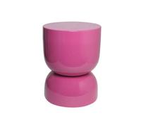 Alice's Garden sweeek - Table d'appoint. Bout de canapé. Table de Chevet en métal Effet Glossy Rose Madi Ø32 x H 42cm