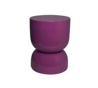 Table d'appoint. bout de canapé. table de chevet en métal effet glossy violet Madi Ø32 x H 42cm
