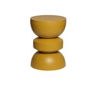 Alice's Home - Table d'appoint. Bout de canapé. Table de Chevet en métal. Moutarde. Assa. Ø32 x H 43.5cm