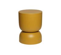 Alice's Home - Table d'appoint. Bout de canapé. Table de Chevet en métal. Moutarde. Madi. Ø32 x H 42cm