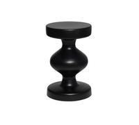 Alice's Home - Table d'appoint. Bout de canapé. Table de Chevet en métal. Noir. Hawa Ø29.5 x H 48.5cm