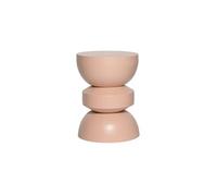 Alice's Home - Table d'appoint. Bout de canapé. Table de Chevet en métal. Rose. Assa. Ø32 x H 44.5cm