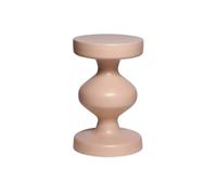 Table d'appoint bout de canapé table de chevet en métal rose Hawa Ø295 x H 47cm