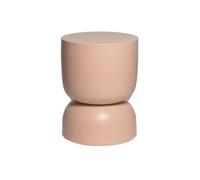 Table d'appoint. bout de canapé. table de chevet en métal. rose. Madi Ø32 x H 42cm