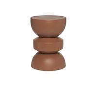sweeek - Table d'appoint. Bout de canapé. Table de Chevet en métal. Terracotta. Assa. Ø32 x H 43.5cm