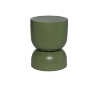 sweeek - Table d'appoint. Bout de canapé. Table de Chevet en métal. Vert Kaki Madi Ø32 x H 42cm