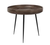 Table d'appoint Bowl L black steel base