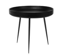 Table d'appoint Bowl L black steel base