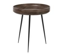 Table d'appoint Bowl M black steel base