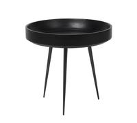 Table d'appoint Bowl S black steel base