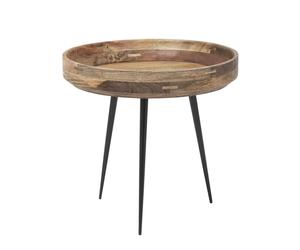 Table d'appoint Bowl S black steel base