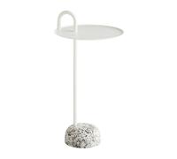HAY Bowler Table d'Appoint Granit/Blanc Crème
