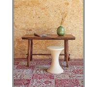 Table d'appoint brutaliste en bois n°941