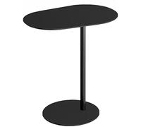 Table D'appoint Canapé, Table D'appoint De Salon en Forme De Fer C, Table De Chevet De Chambre, Table d'angle, Magasin De Thé/Magasin De Dessert/Table De Café(Size:50x38x50cm,Color:Noir)