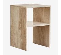 Table d'appoint carrée 35x35 cm en marbre Gabrielle