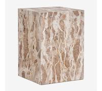Table d'appoint carrée 35x35 cm en pierre naturelle Aluret